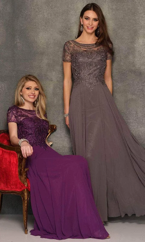 prom dress fitting adviceDave & Johnny A9071 - Beaded illusion Bateau Prom Dress