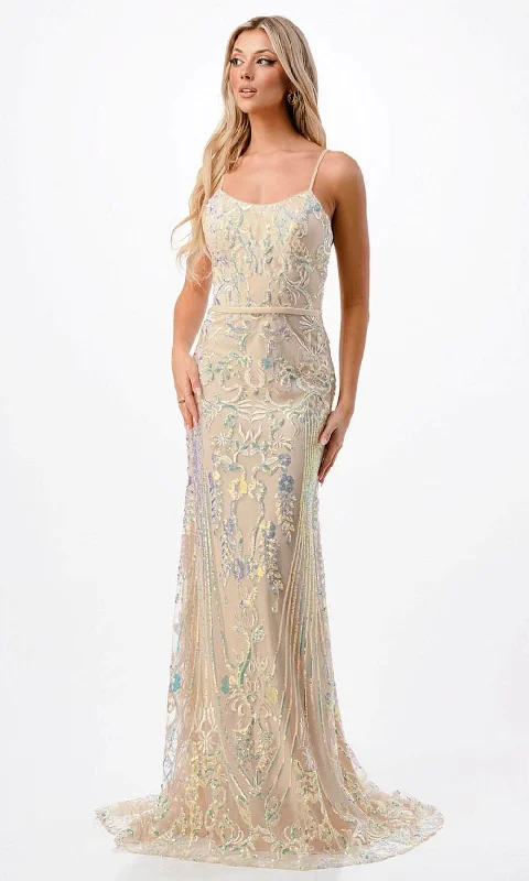 prom dress preservationAspeed Design P2116 - Sleeveless Fitted Mermaid Prom Gown