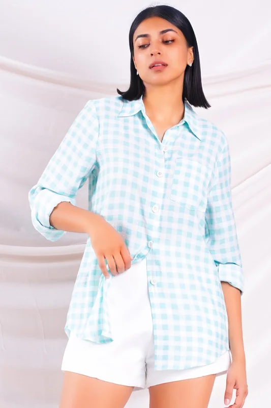 women's tops for those who want to elevate their everyday wear with chic and elegant piecesCheckered Shirt