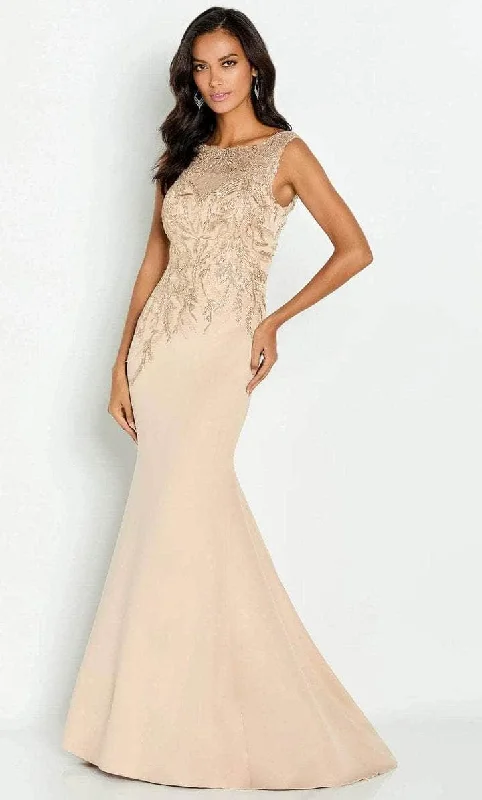 prom dress accessoriesCameron Blake - Embroidered Bateau Prom Gown CB148