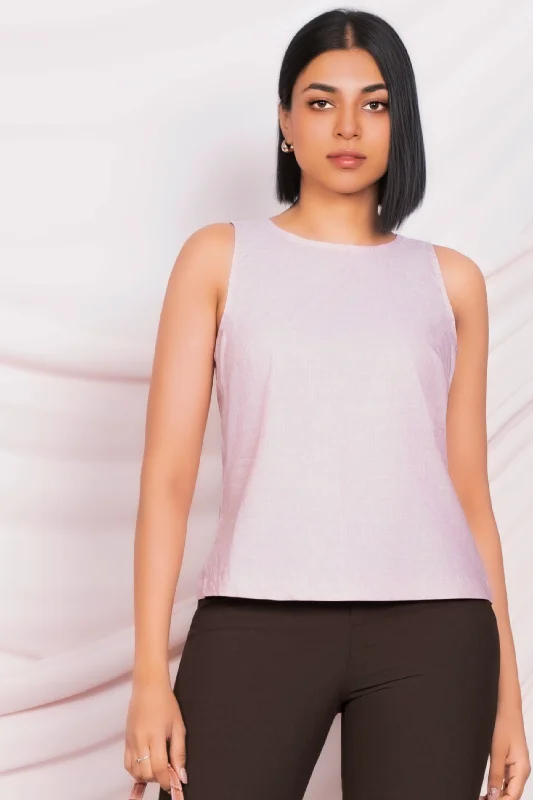 women's tops for those who want to stay warm and stylish during colder weatherPink Sleeveless Top