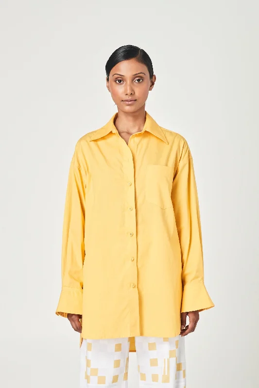 women's tops for glamorous eveningsSUMMI SUMMI Womens Boss Oversized Shirt Mango