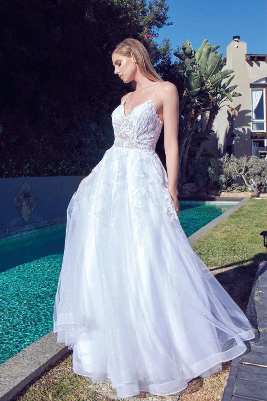 ELEGANT Formal Dress DesignsEmbroidered Sleeveless Bridal Gown by Juliet JT2482SW