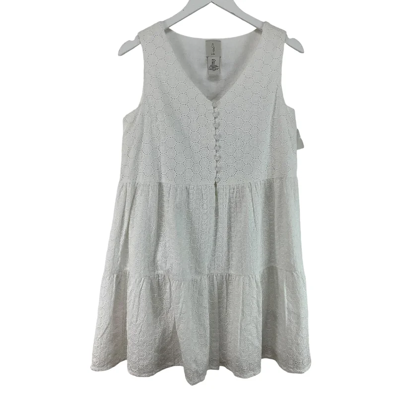 Tea-Length DressDress Casual Short By Joie In White, Size: S