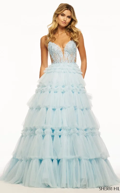 Glitter DressSherri Hill 56102 Dress